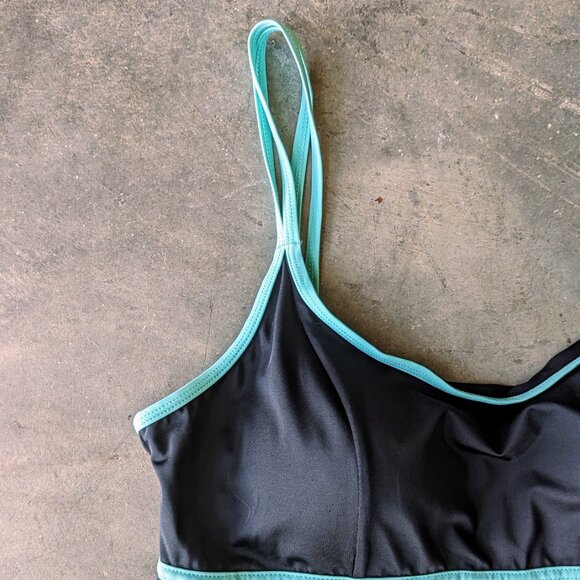 Swimsuits For All Black One Piece Lingerie Strap Swimdress size 16 - Picture 4 of 9